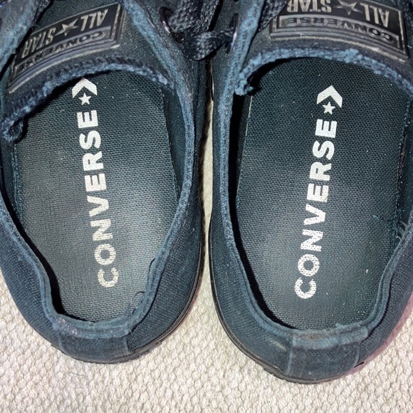 Converse all star men’s 6 /women’s 8 black Canvas Sneakers / running shoes - Picture 3 of 12